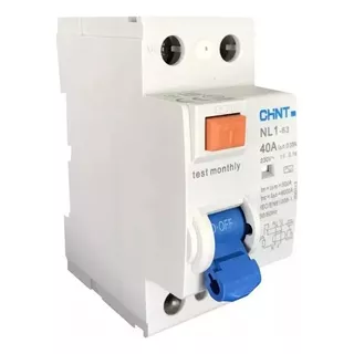 Chint Disjuntor Diferencial Bipolar - 40 A - 6ka - 30ma