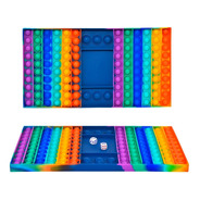 Pop It Tablero Ajedrez Board Game Dados 19 X 32 Multicolor
