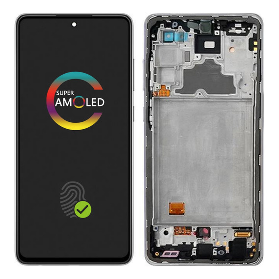 Pantalla Lcd Amoled Con Marco Para Samsung A72 4g A725f