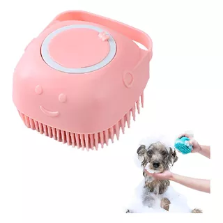 Cepillo Baño Mascotas Con Dispenser Shampoo