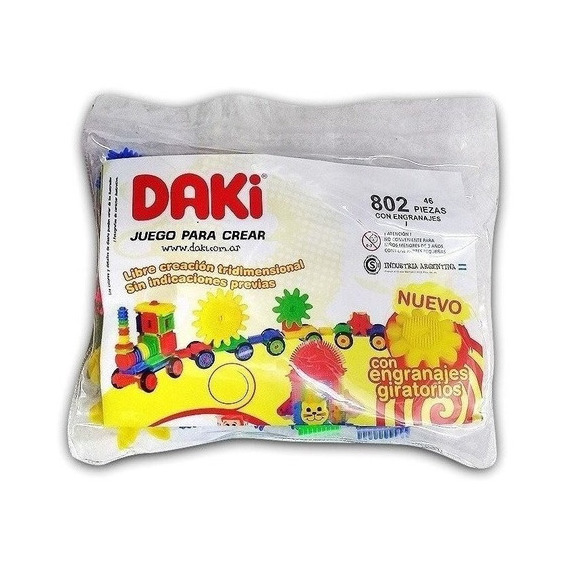 Daki Bolsa 802 46 Piezas Jugueteria El Pehuen