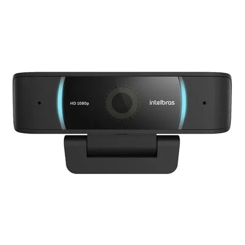 Cámara web Intelbras CAM-1080p Full HD 30FPS color negro