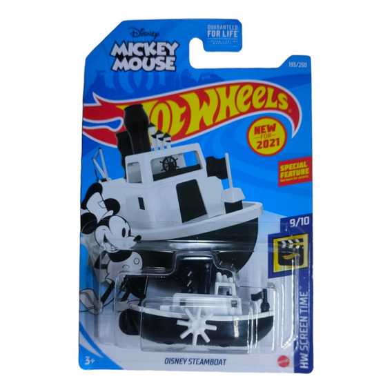 Hot Wheels Disney Mickey Mouse Steamboat Screen Time 2021