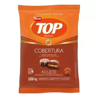 Chocolate Top Harald Gotas Ao Leite Cobertura Frac 1.050kg