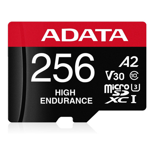 Memoria Adata Micro Sd Sdxc 256gb Cl10 V30 A2 High Endurance