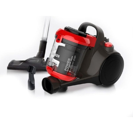 Aspiradora Telefunken Power Cleaner 5620 Sin Bolsa 3 L 2100w Color Negro/Rojo