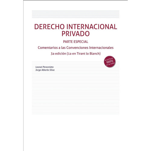 Derecho internacional privado: No aplica, de Jorge Alberto Silva Leonel Pereznieto. Serie No aplica, vol. No aplica. Editorial Tirant lo Blanch, tapa pasta blanda, edición 1 en español, 2023