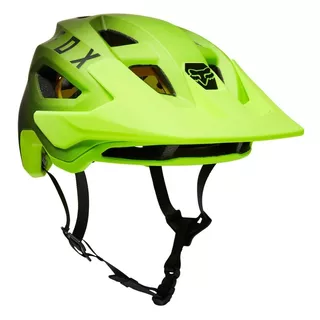 Casco Ciclismo Fox Speedframe Mips - Amarillo Neon Y Negro