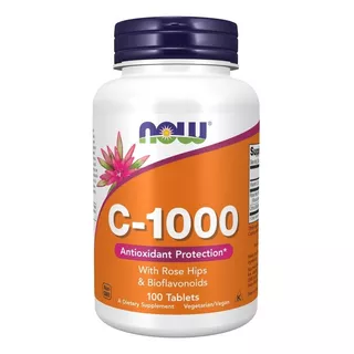 Suplemento Em Comprimidos Now  Antioxidant Protection C-1000 Vitamina C C-1000 Em Pote 100 Un