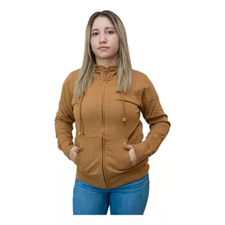 Campera Canguro Dama Deportivo Legacy - Beige - Bdl-13