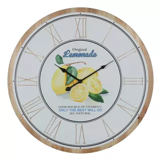 Reloj De Pared Mdf D60x4.5cm - Limones