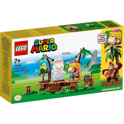 Lego Set Super Mario ::.. Dixie Kong Jaleo Jungla 71421 Cantidad De Piezas 174