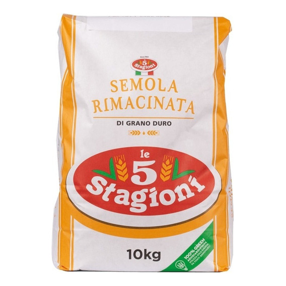 Semola Rimacinata Di Grano Duro 5 Stagioni 10kg