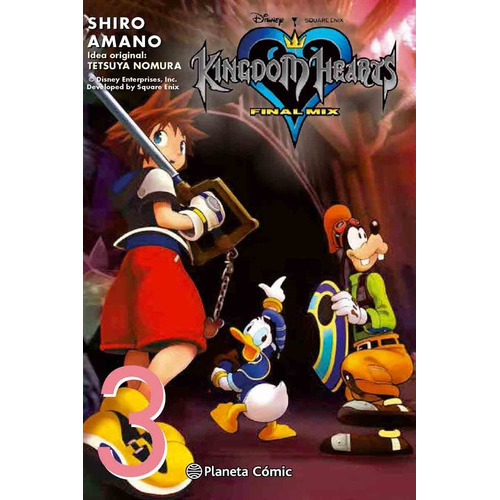 Kingdom Hearts Final Mix Nãâº 03/03, De Amano, Shiro. Editorial Planeta Cómic, Tapa Blanda En Español