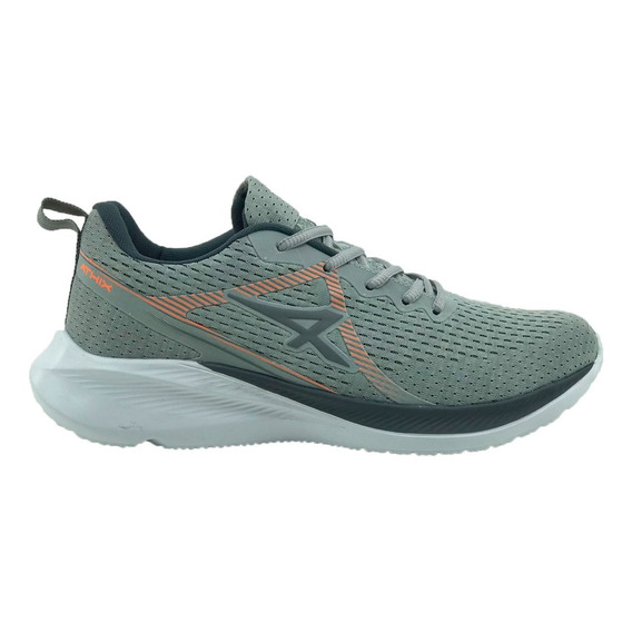 Zapatillas Athix Running Hombre Kurve Gris-naranja Cli