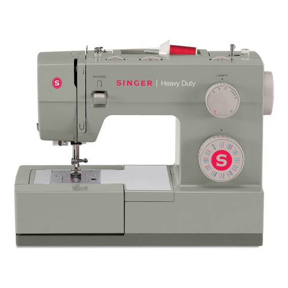 Máquina de coser recta Singer Heavy Duty 4452 portable gris 110V - 120V