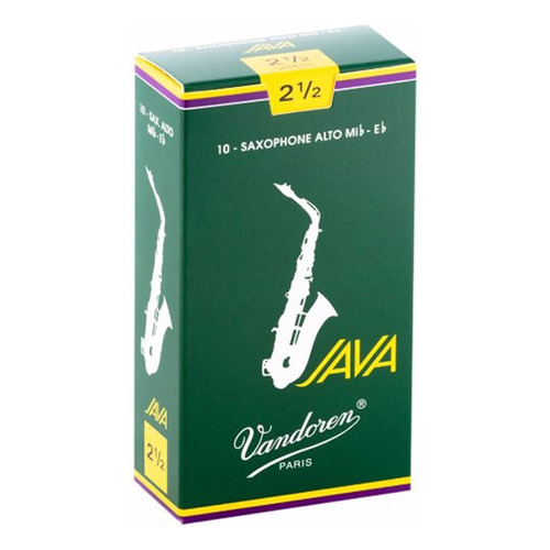 Cañas Sax Alto 2 1/2 Vandoren Java Sr2625(10)