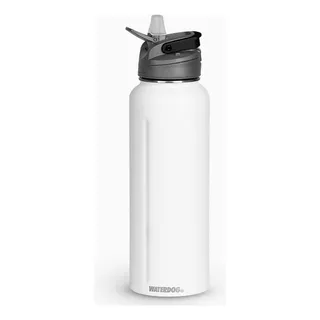 Botella Térmica Waterdog Acua 1200ml Frio Calor Hermetica Color Blanco