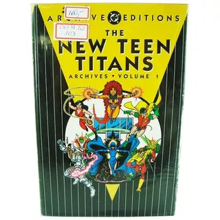 The New Teen  Tittans  01   Archive Editions  Dc  Capa Dura
