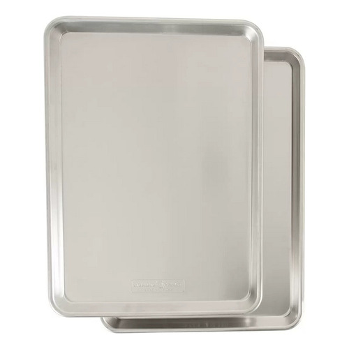 Nordic Ware- Naturals Juego De Bandejas Para Hornear Msi Color Plateado