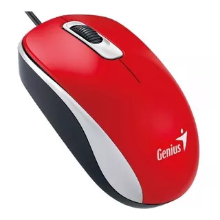 Mouse Genius  Dx-110 Usb Rojo Pasión