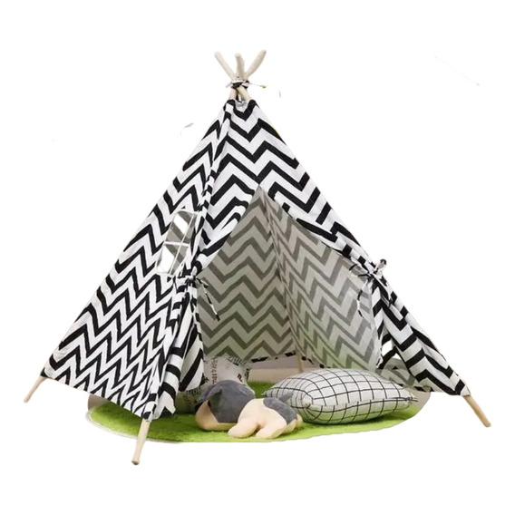 Carpa Tipi Para Niños. 160 Cm. Zig-zag