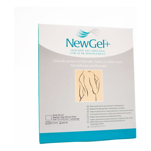 Newgel+ Lamina De Silicona Transparente Ng301 12,7x15,2cm 