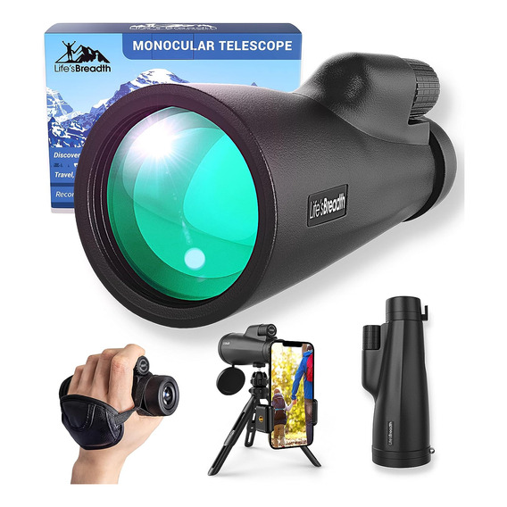 Monocular Lifes Breadth 12x56 Con Adaptador De Celular