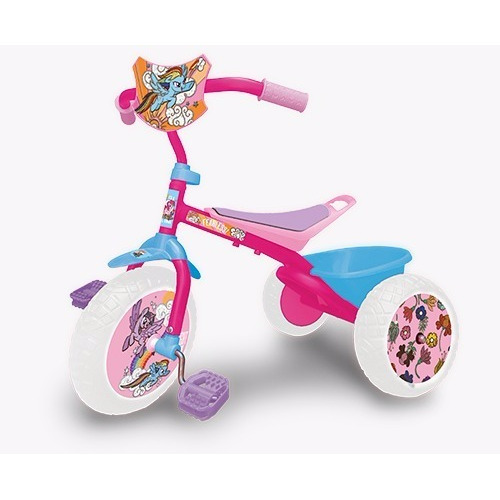 Triciclo Mid Infantil My Little Pony Pedal Canasto Lic Ofic