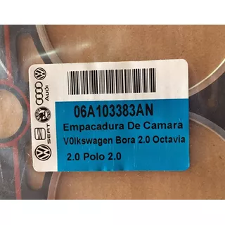 Empacadura De Camara Volkswagen Bora 2.0 Polo 2.0 Octavia