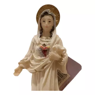 Virgen Sagrado Corazón De María - 14 Cm Di Angelo - Italiana