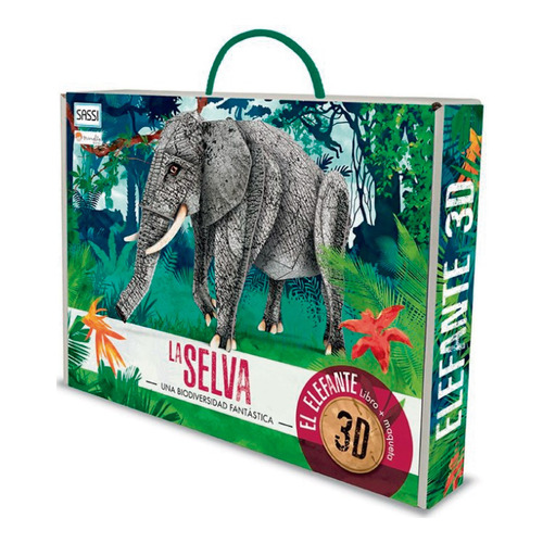 Libro Mas Maqueta La Selva, Elefante 3d