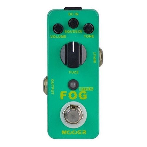 Mooer Fog Pedal De Fuzz Para Bajo Color Verde claro