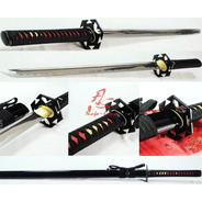 Espada Ninjutsu Ninjato Ninja Shinobi Com Corte Aço 1060