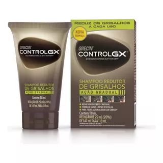 Shampoo Grecin Control Gx  Grises Blancos Canas