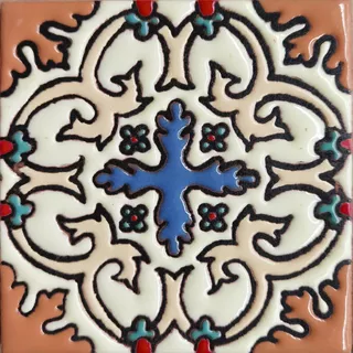 90 Azulejos De Talavera Relieve 10x10 - Bere