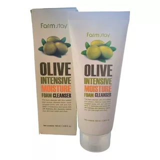 Farm Stay Olive Intensive Moisture Foam Cleanser 100 Ml Momento De Aplicación Día/noche Tipo De Piel Seca