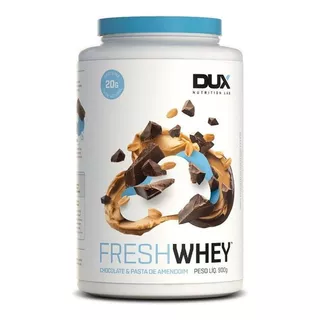 Whey Protein 3w Freshwhey Dux 900g Isolado Concentrado Hidrolisado Sabor Chocolate E Pasta De Amendoim