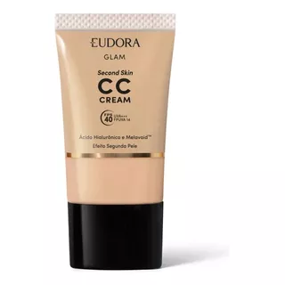 Cc Cream Eudora Glam Second Skin Cor 10 30ml