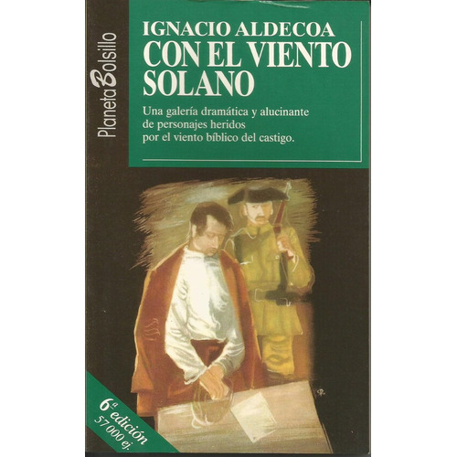 Con El Viento Solano, De Aldecoa, Ignacio. Editorial Planeta, Tapa Tapa Blanda En Español