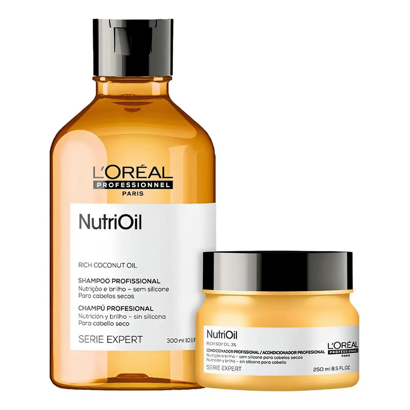 Kit L´Oréal Nutrioil shampoo 300ml com máscara 250ml