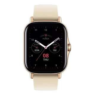 Smartwatch Amazfit Fashion Gts 2 1.65  Caja De  Aleación De Aluminio Desert Gold, Malla  Desert Gold De  Silicona A1969