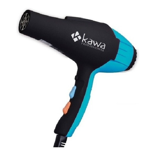 Secador De Pelo Profesional Kawa Sapphire 9100 2300w Rosario Color Negro con azul