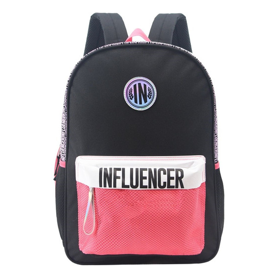 Mochila Nena Influencer Mujer Urbana Niñas Colores Escolar 