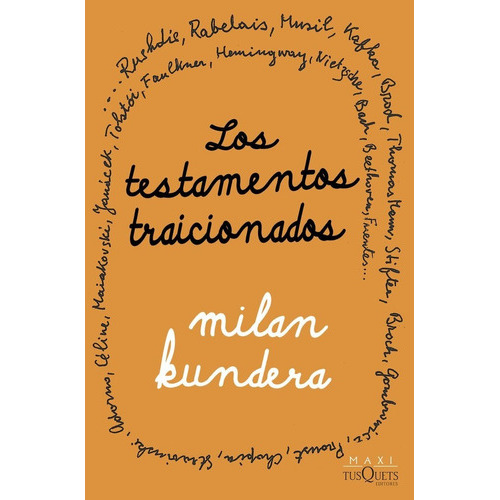 Los Testamentos Traicionados, De Milan Kundera. Editorial Maxi-tusquets, Tapa Blanda En Español
