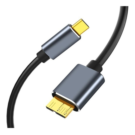 Cable Usb C 3.0 A  50cm Micro B Disco Duro / No Generico