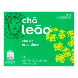 Chá Leão Erva-doce Em Sachê 30 G 15 U