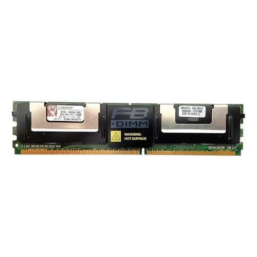 Memoria RAM color negro/plata  8GB 2 Kingston KTH-XW667/8G