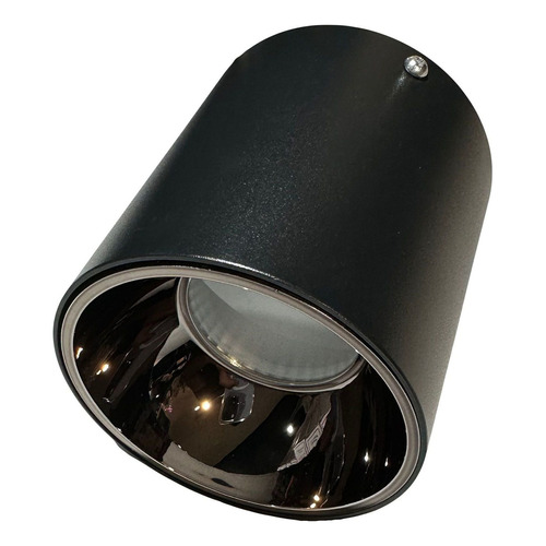 10 Pack Lampara Led Sobreponer 20w Cilindrica Luz Dirigida Color Acabado Negro Luz Fria (blanca)