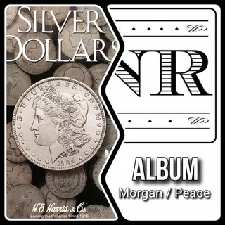 Álbum Monedas Morgan O Peace - Dolar De Plata .900 Eeuu